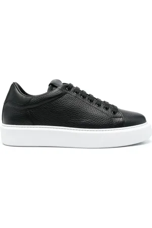 Giuliano Galiano Lace-up calf-leather sneakers