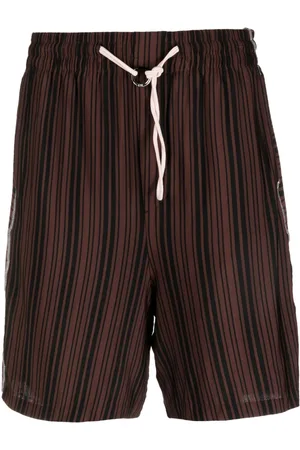 SUNNEI Striped drawstring-waist shorts