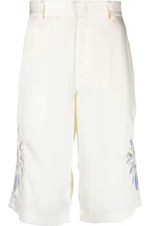 Bluemarble Embroidered satin shorts