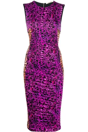 Roberto Cavalli Ženy Přiléhavé - Leopard-print fitted dress