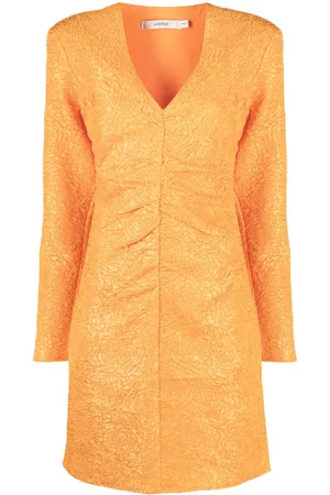 Gestuz Jacquard V-neck dress