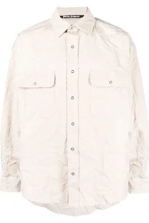 Palm Angels Logo-print long-sleeve shirt