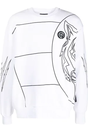 Philipp Plein Logo tiger-print sweatshirt