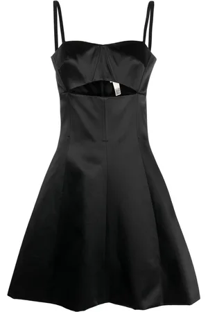 Patou Cut-out detail A-line minidress