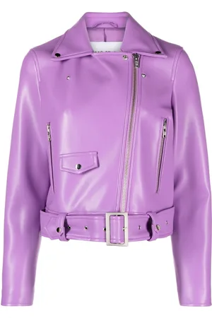 Stand Studio Esmeralda faux-leather biker jacket