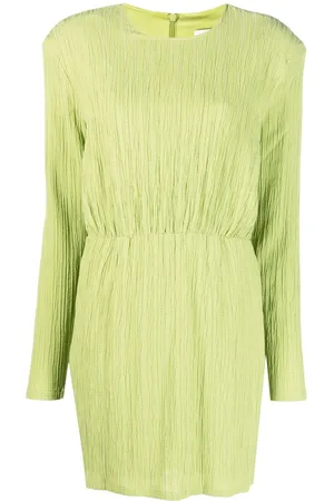 Gestuz Crease-effect drop-shoulder dress