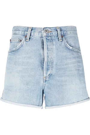 AGOLDE High-rise denim shorts