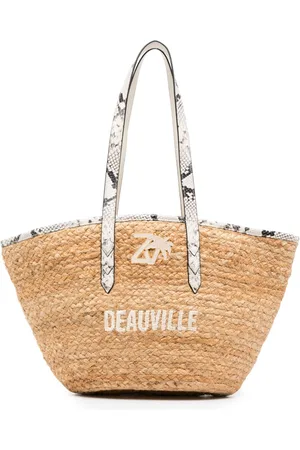 Zadig & Voltaire Deauville woven-wicker beach bag