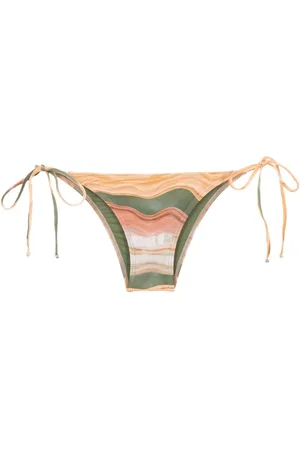 Lygia & Nanny Thai satin-touch bikini bottom