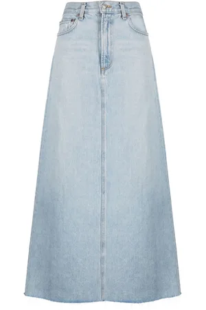 AGOLDE Maxi denim skirt