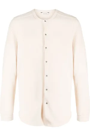 Holzweiler Henley-collar button-down shirt