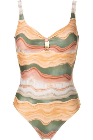 Lygia & Nanny Roberta abstract-print swimsuit