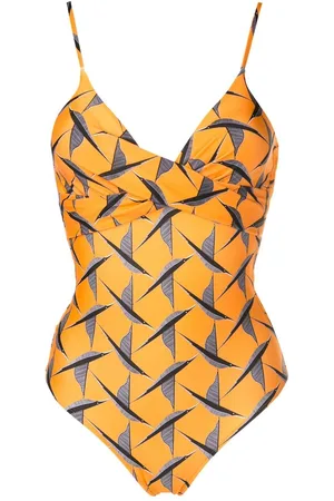 Lygia & Nanny Bianca crossover front swimsuit