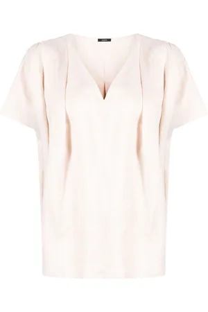 Joseph V-neck short-sleeved top