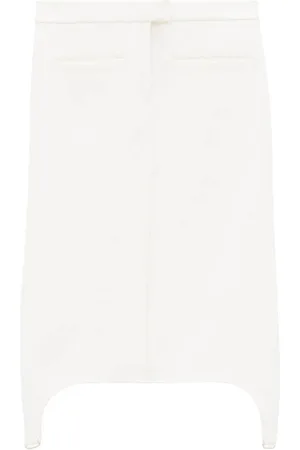 Courrèges Ženy Asymetrické - Two-pocket asymmetric skirt