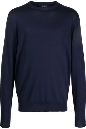 LARDINI Plain wool-silk jumper