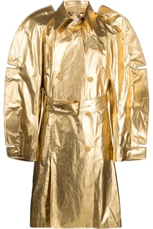 WALTER VAN BEIRENDONCK Oversized-cut belted-waist coat
