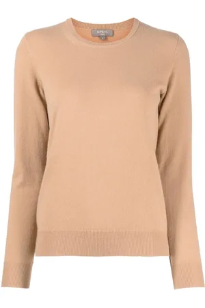 N.PEAL Ribbed-knit long-sleeved sweater