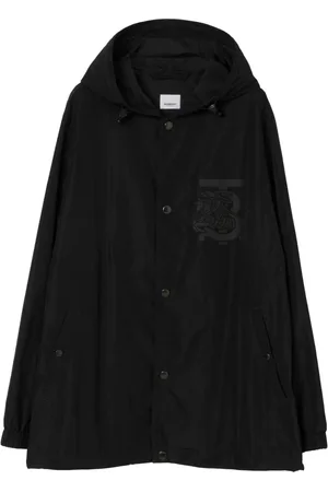 Burberry Chest logo-print hooded jacket