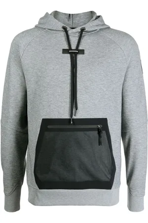 On Running Mesh-pocket drawstring hoodie