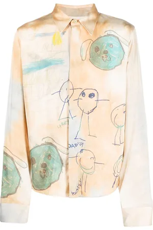 OFF-WHITE Graphic-print long-sleeve shirt