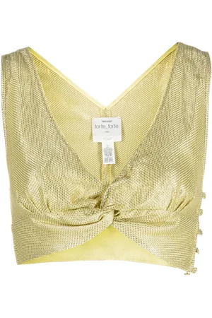 FORTE FORTE Twist-detail crop top