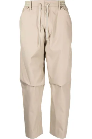 Fumito Ganryu Drawstring-waist tapered trousers