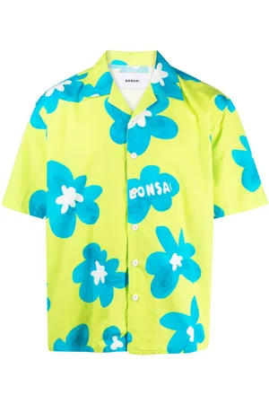 BONSAI Floral-print cotton shirt