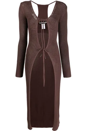 ANDREADAMO Cut-out-effect cardi-coat