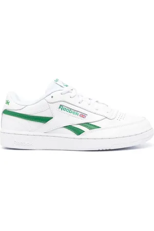 Reebok Logo-patch leather low-top sneakers