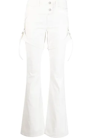Courrèges Straight-leg cotton trousers
