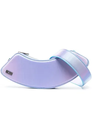 GCDS Comma holographic shoulder bag