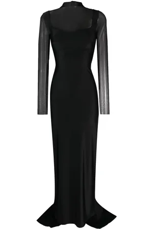 Atu Body Couture Semi-sheer gown