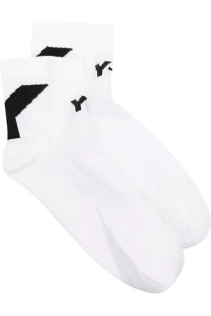 Y-3 Intarsia-knit logo socks