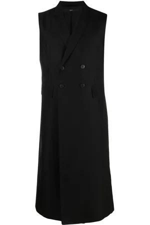 SAPIO Double-breasted sleeveless coat