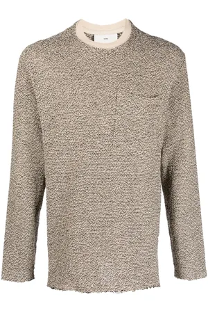 SONG FOR THE MUTE Long-sleeve distressed sweatshirt