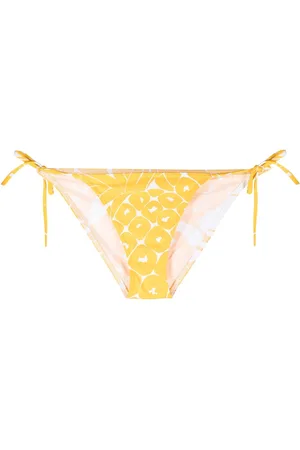 ERES Regal leaf-print bikini bottoms