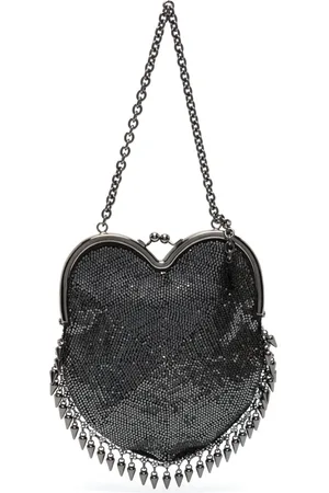 Saint Laurent Heart mesh mini bag