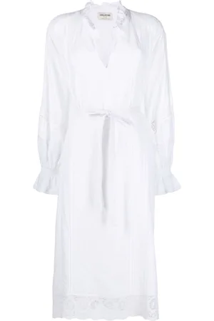 Zadig & Voltaire Rada lace-trimmed midi dress
