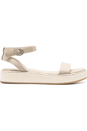 Tommy Hilfiger Embroidered-logo platform sandals
