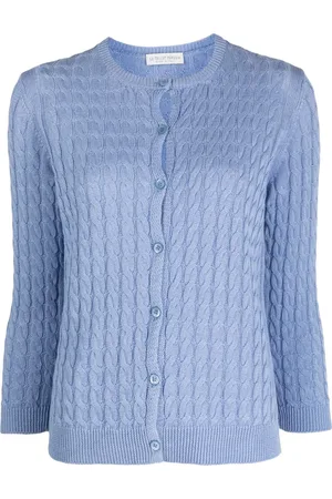 LE TRICOT PERUGIA Long-sleeve cable-knit cardigan