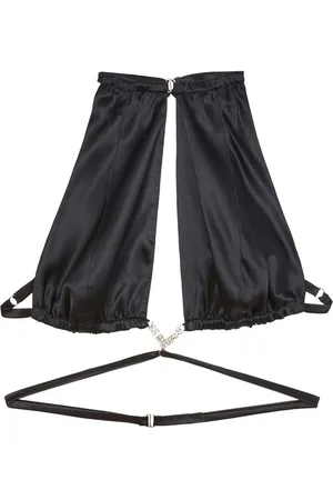 FLEUR DU MAL Ženy Se širokými ramínky - Crystal-embellished open back top