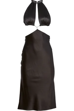 FLEUR DU MAL Crystal cut-out dress