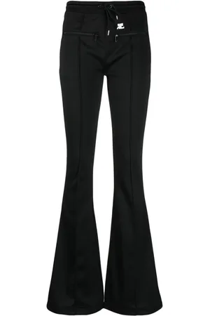 Courrèges Seam-detailing flared track pants