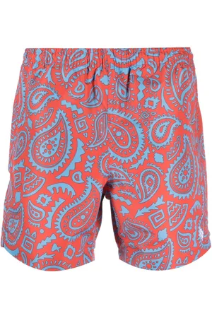 MARCELO BURLON Paisley-print swim shorts