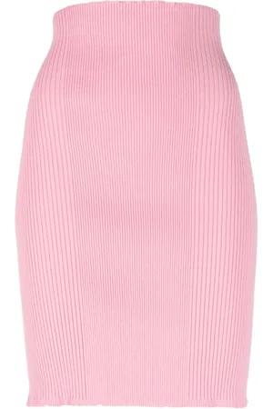 AERON Ribbed-knit mini skirt