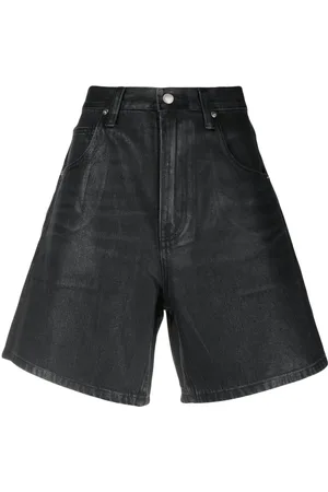 Alexander Wang Coated denim shorts