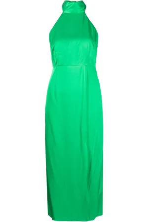 KITRI Gwen high-shine finish dress