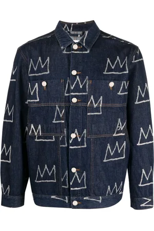 Etudes Crown-print denim jacket
