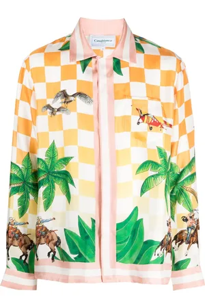 Casablanca Tennis Club silk shirt